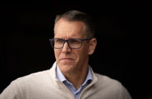 SIOUX RAPIDS, IOWA - MAY 30: Republican gubernatorial candidate, U.S. Rep Randy Feenstra (R-IA) speaks to guests during a campaign event at the Silo City farm on May 30, 2026 near Sioux Rapids, Iowa. Feenstra, who has been endorsed by President Donald Trump, is seeking the Republican nomination to run for governor in the general election. Iowa will hold its primary election on June 2. (Photo by Scott Olson/Getty Images)